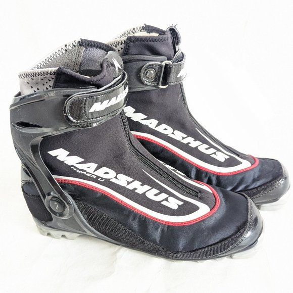 🎿 Madshus Hyper U Men's Combi Skate Ski Boots Size 8 🎿 - Picture 1 of 16